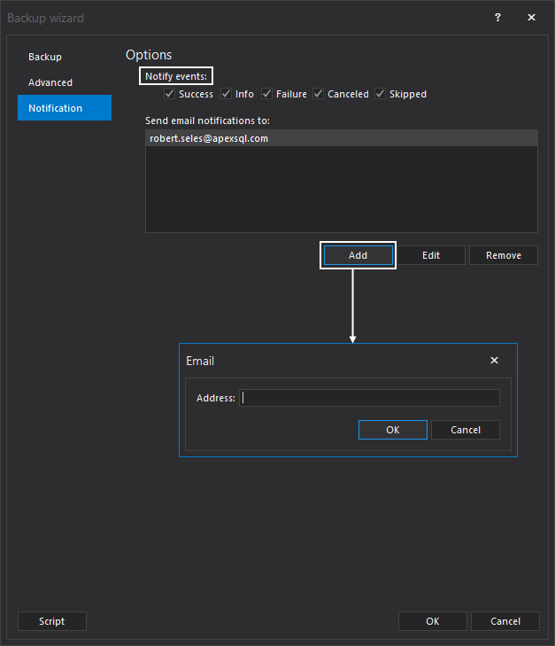 shell script to automate mysql enterprise backup