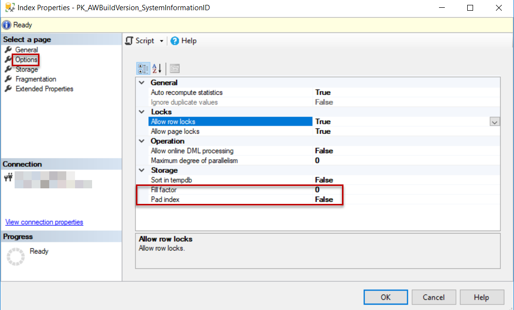 How To Configure Fill Factor For Sql Server Indexes