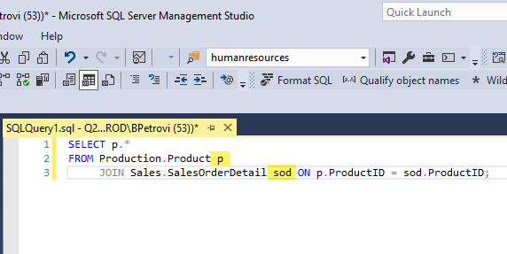 With Query Example Sql