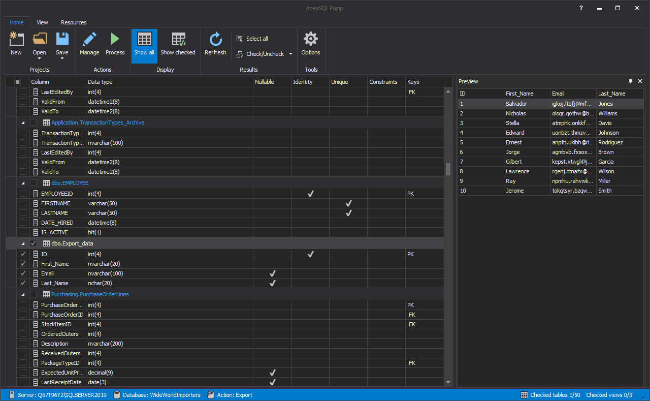 How to export SQL Server data to Excel